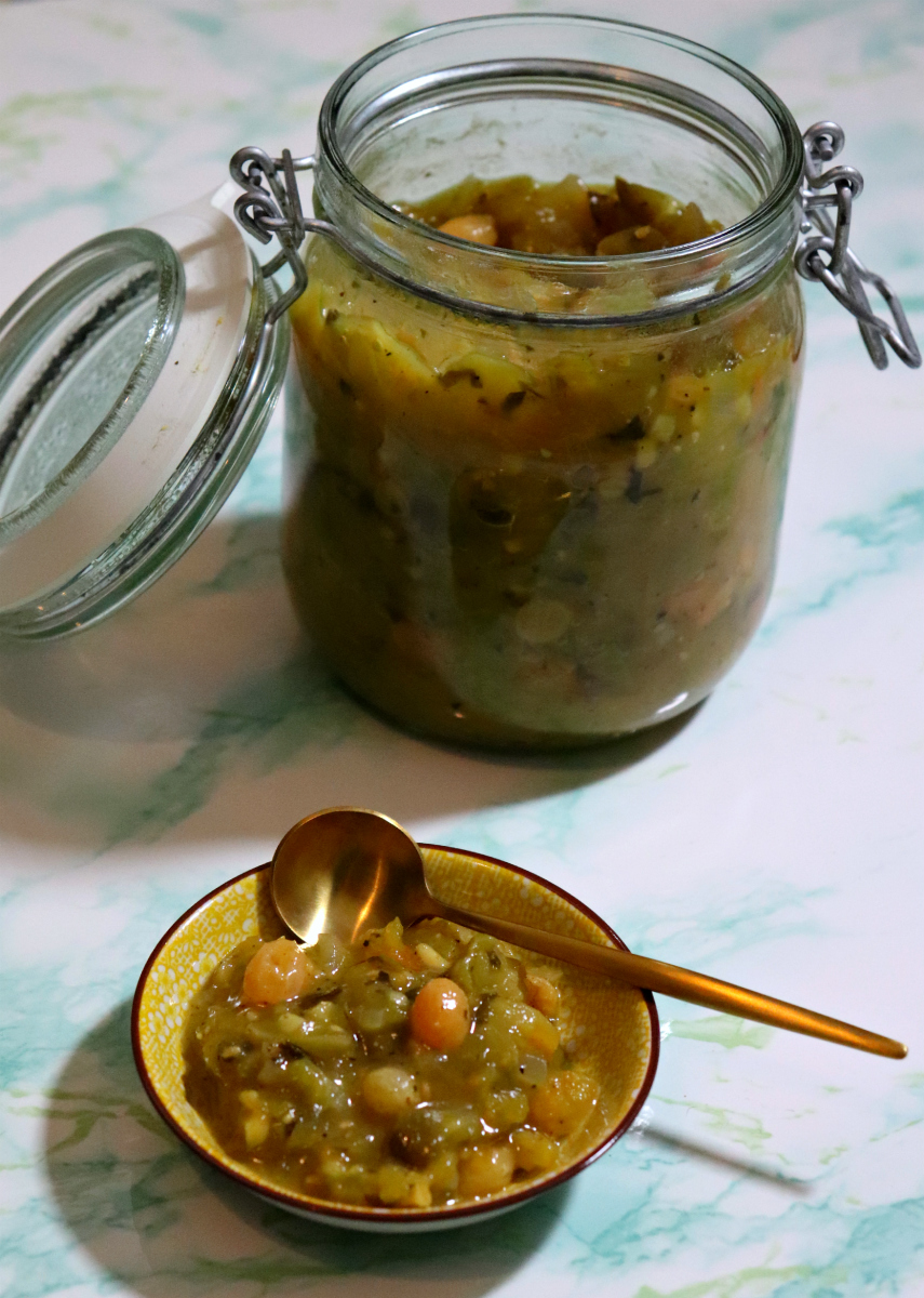 Green Tomato Chutney - The Vegan Eskimo