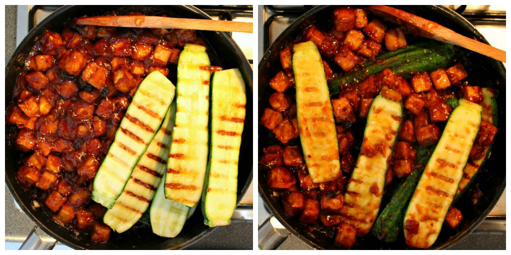 General Tso´s Tofu & Glazed Mini Zucchini - The Vegan Eskimo