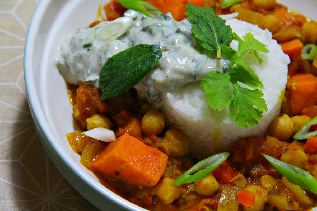 Sweet Potato Chana Masala - The Vegan Eskimo