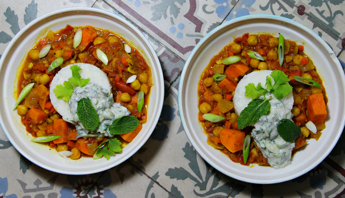 Sweet Potato Chana Masala - The Vegan Eskimo