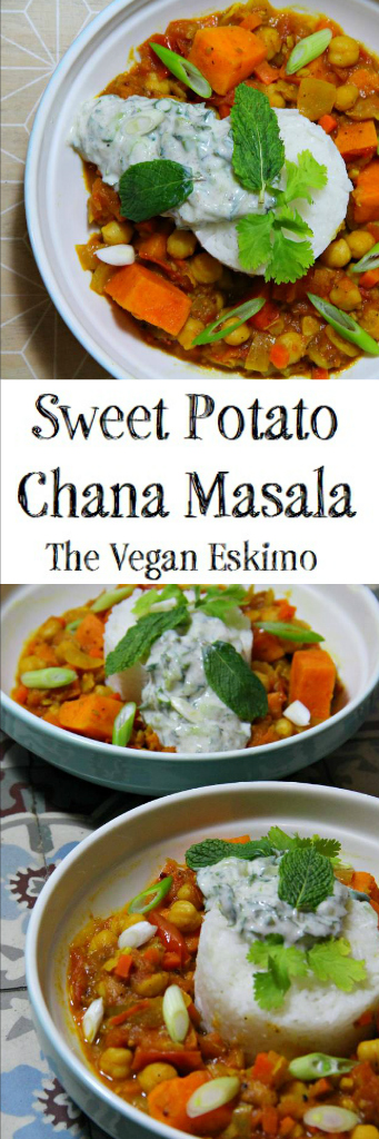 Sweet Potato Chana Masala - The Vegan Eskimo