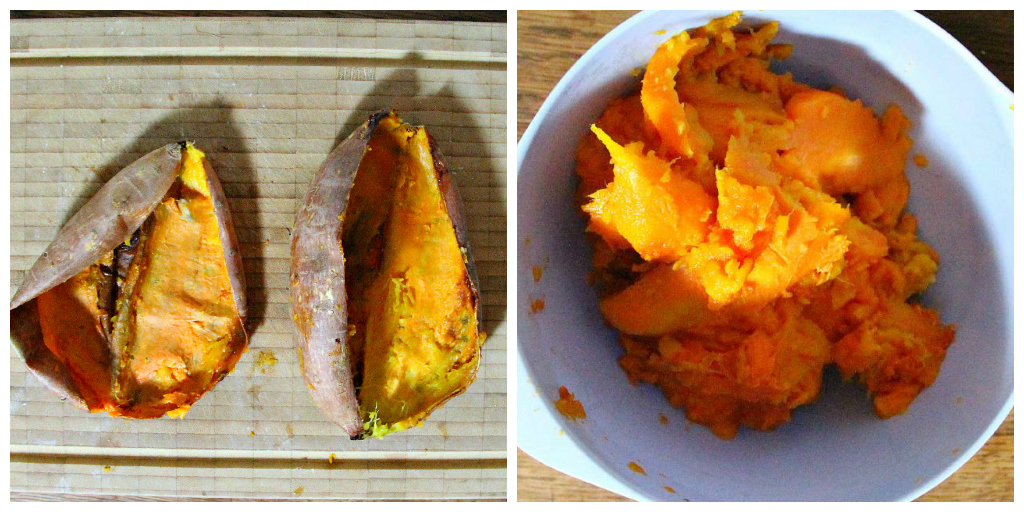 Vegan Double Baked Sweet Potato - The Vegan Eskimo