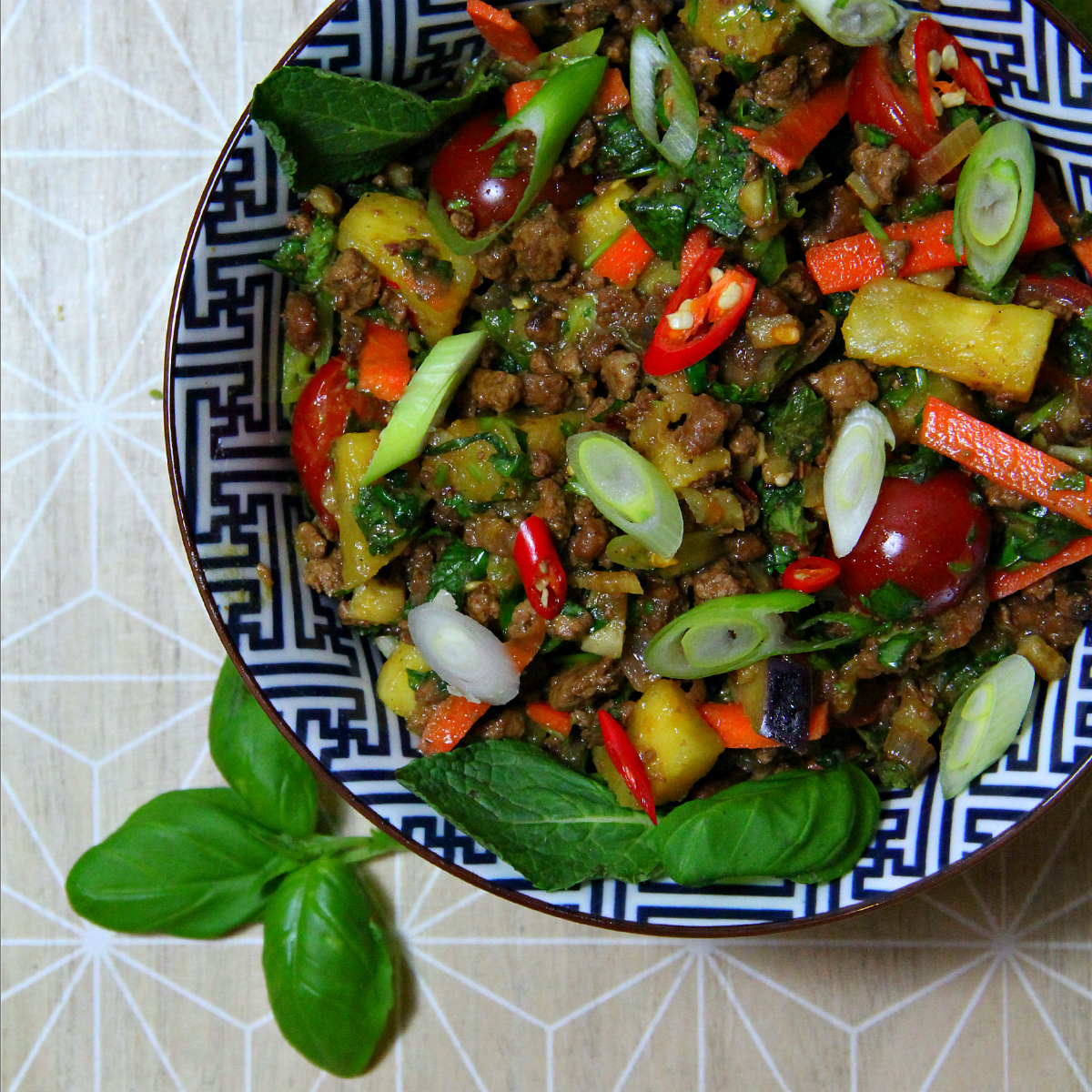 Vegan Lao Laab / Larb - The Vegan Eskimo