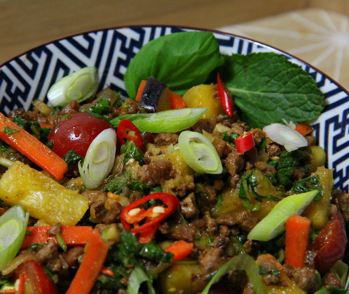 Vegan Lao Laab / Larb - The Vegan Eskimo