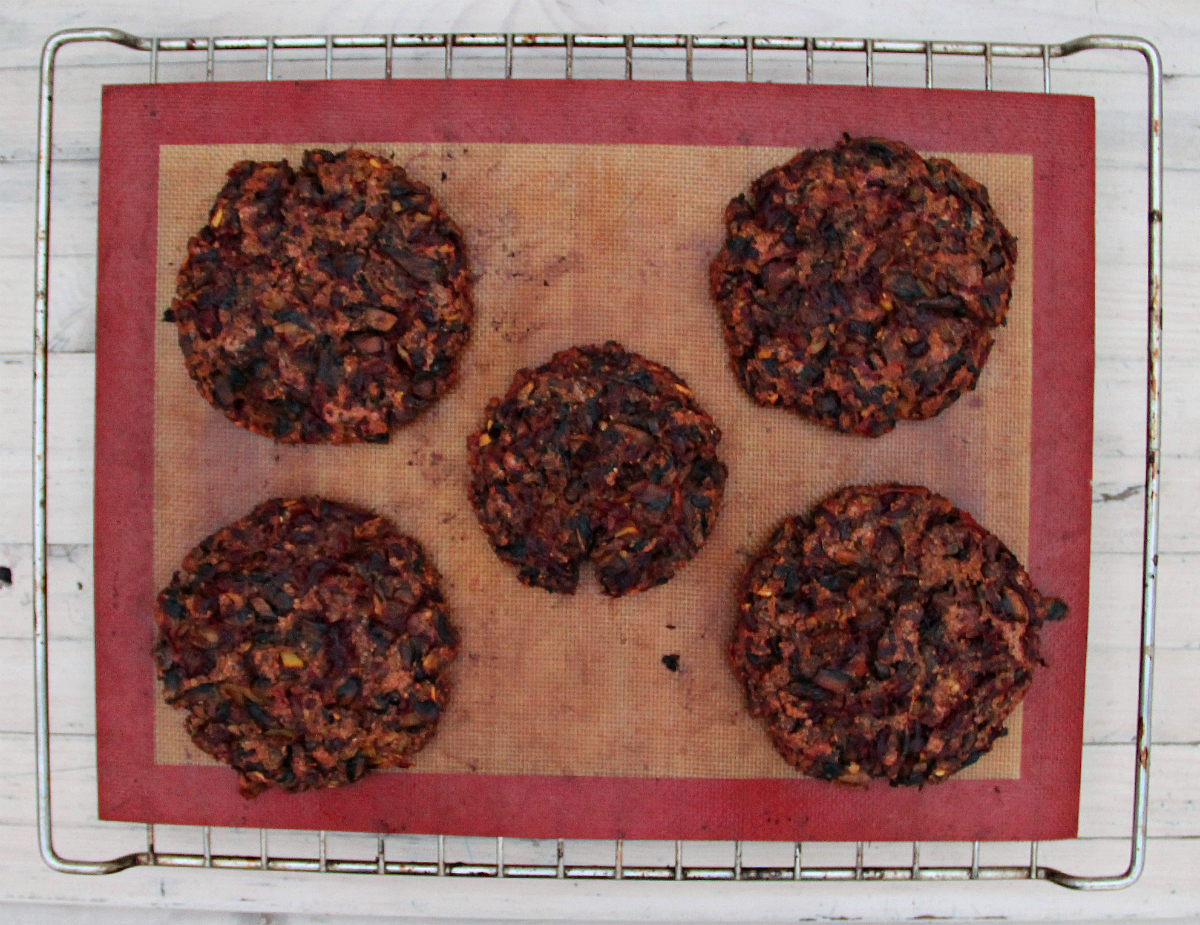 Vegan Mushroom Beet Root Soy Granule Burgers - The Vegan Eskimo