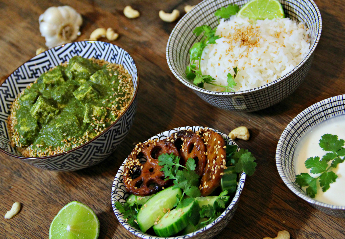 Vegan Punjabi Style Palak Tofu ‘Paneer’ - The Vegan Eskimo