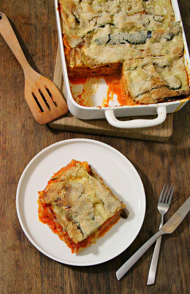 Vegan Ratatouille Lasagna - The Vegan Eskimo