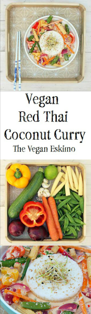 Vegan Red Thai Coconut Curry - The Vegan Eskimo