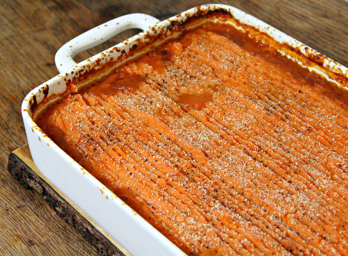 Vegan Shepherd’s Pie Sweet Potato Mash - The Vegan Eskimo