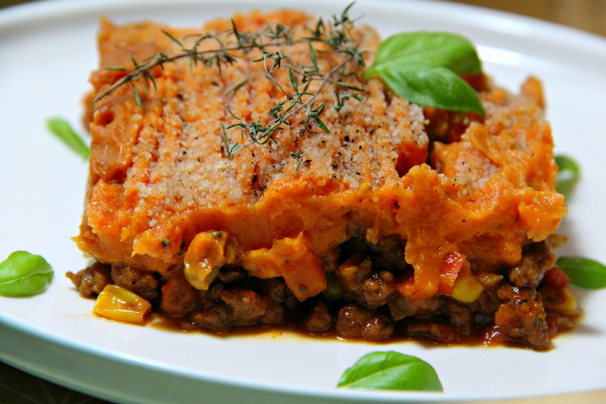 Vegan Shepherd’s Pie Sweet Potato Mash - The Vegan Eskimo