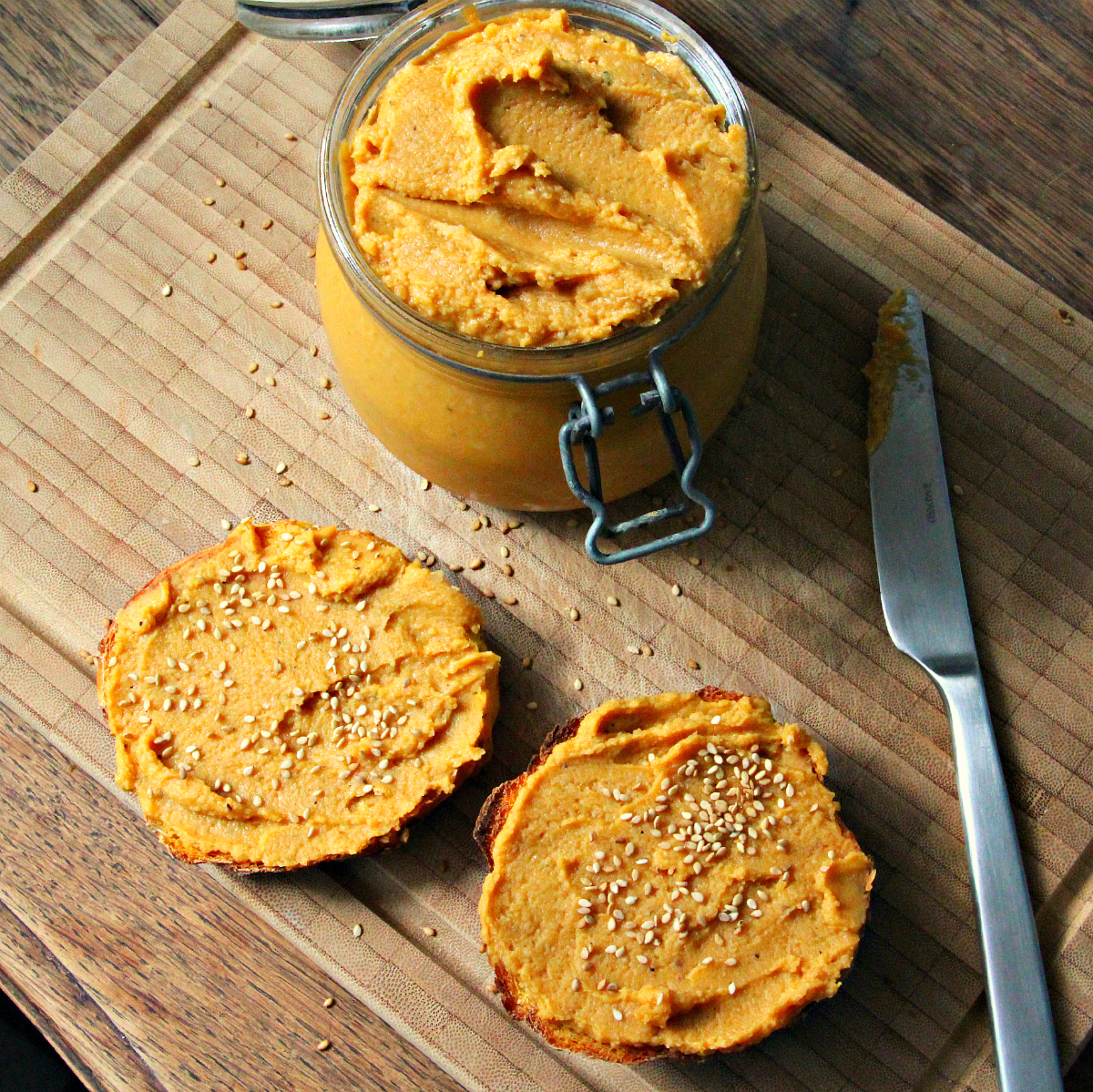 Sweet Potato Hummus - The Vegan Eskimo