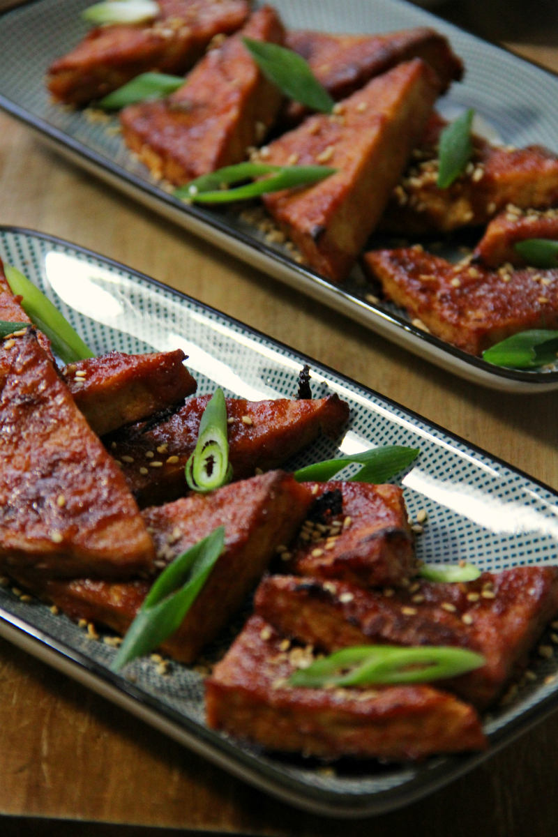 Sweet & Sour Glazed Tofu - The Vegan Eskimo