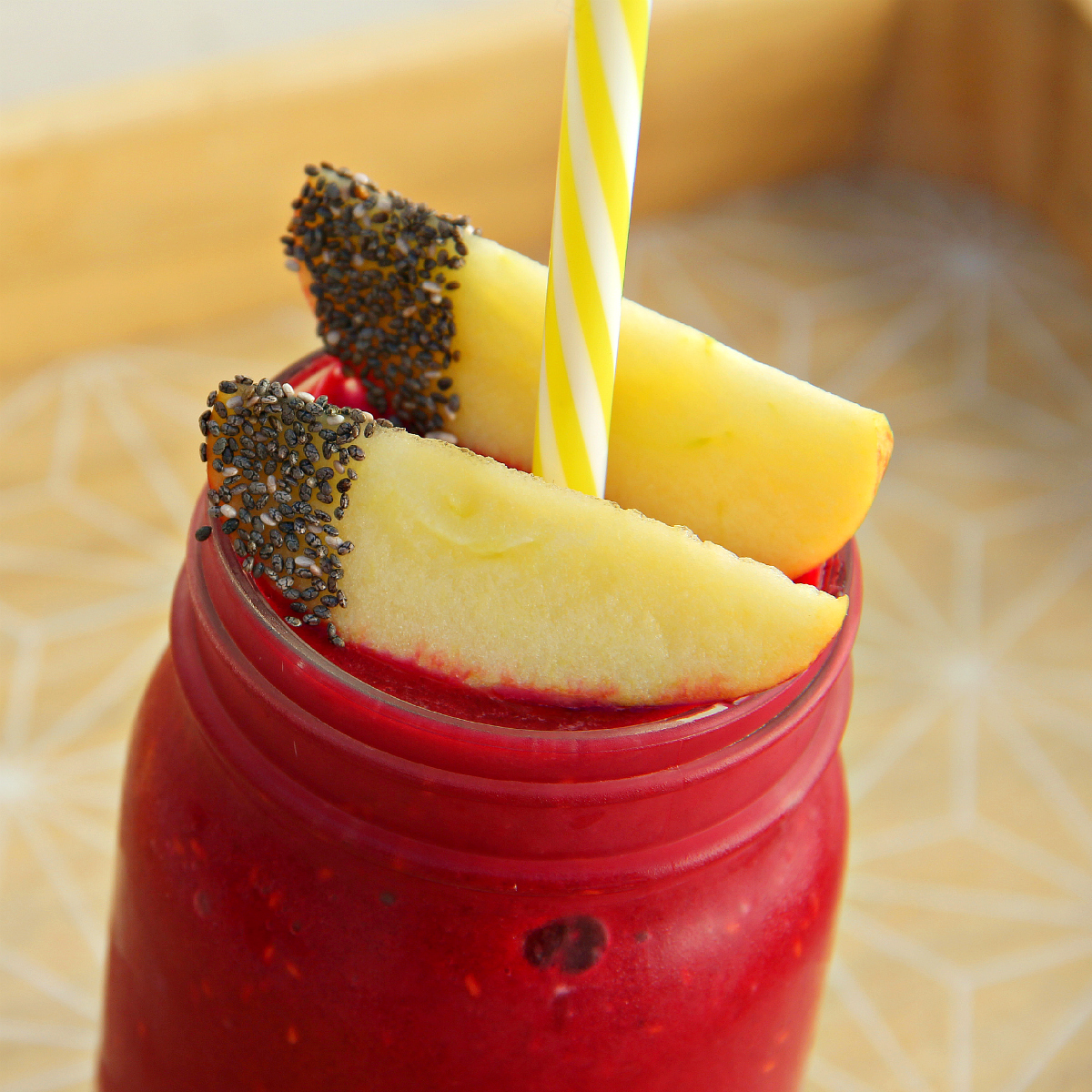 Crimson Red Beet Root Raspberry Ginger Smoothie - The Vegan Eskimo